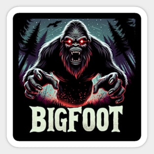 Bigfoot Scare Sticker